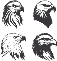 set of eagle vector