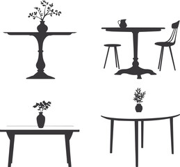 table and chairs