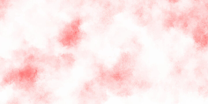 Abstract pink watercolor texture background with soft red splashes, delicate cloudy Perfect for feminine branding, wedding invitations , beauty products. - Powered by Adobe