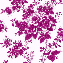 seamless pattern with flowers