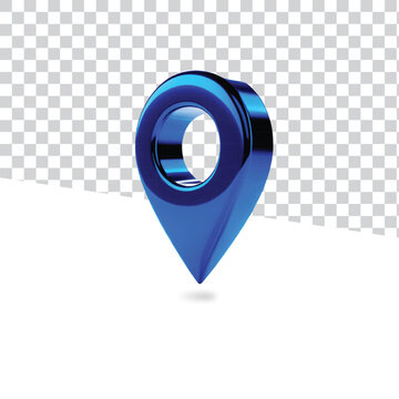 location icon button symbol pointer 3d object 