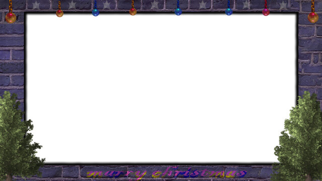 frame with brick walls v1