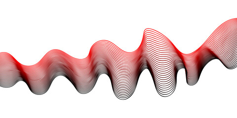 Red liquid paint flowing and dripping, an abstract background vector illustration of ink and blood drops