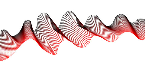Dynamic red and white abstract background for your next project, evoking energy with a fluid pattern