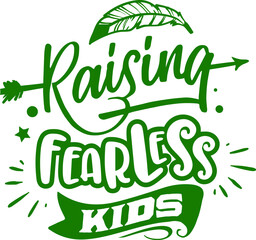 Raising Fearless Kids — Confident and Brave Children Illustration