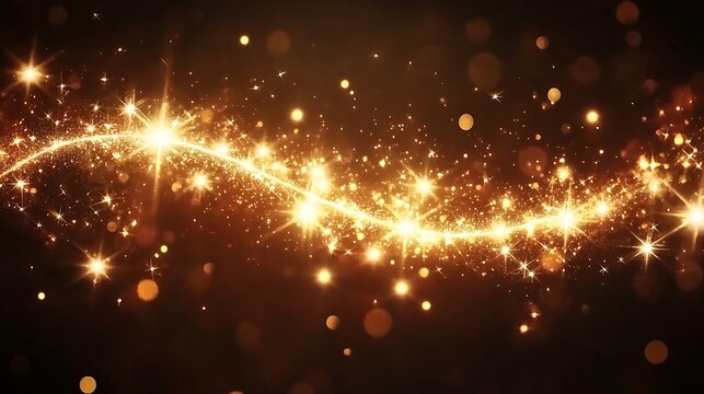 Modern elegant background combining deep black tone and bright golden reflections for a premium look