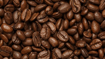 Fototapeta premium Bean Arrangement A Study in Texture, Hue, and Form, an Abstraction of Natural Elements.