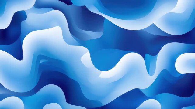 Abstract blue clouds pattern creating a seamless background for artistic designs and projects, abstract blue clouds background, seamless - Powered by Adobe