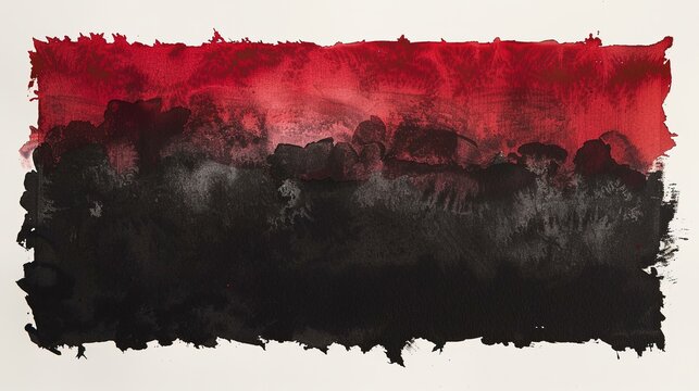 A dramatic abstract texture of maroon red and black ink bleeding and washing together on paper. Conveys intensity, passion, and modern artistic expression.