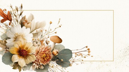 A handcrafted fall border where nature&rsquo;s whimsy meets quiet opulence.