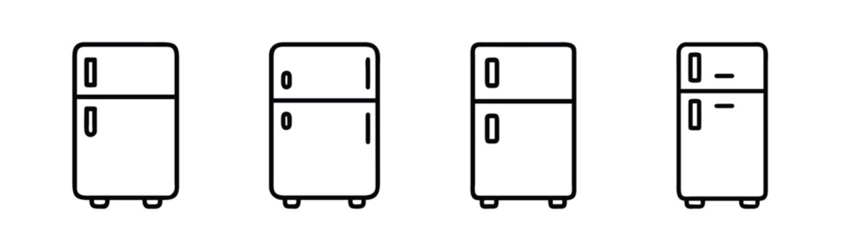 Office fridge illustration vector graphic scalable eps icon