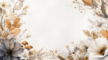 A handcrafted fall border where nature&rsquo;s whimsy meets quiet opulence.