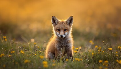 Golden Hour Gaze. A Study in Warm Light and Furry Textures, Natures Soft Embrace.
