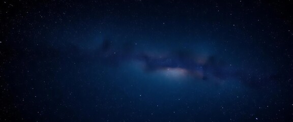 Vast, inky black sky ablaze with countless shimmering stars, night photography, outer space