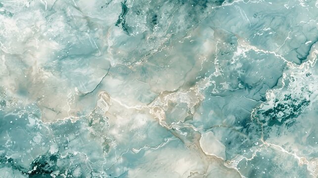 An elegant abstract background with muted turquoise and antique white watercolor, creating a soft, marbled or cloudy effect. Ideal for sophisticated designs and backdrops.