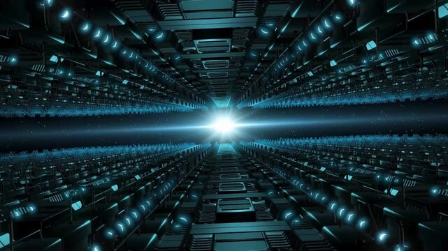 Futuristic abstract Intro background