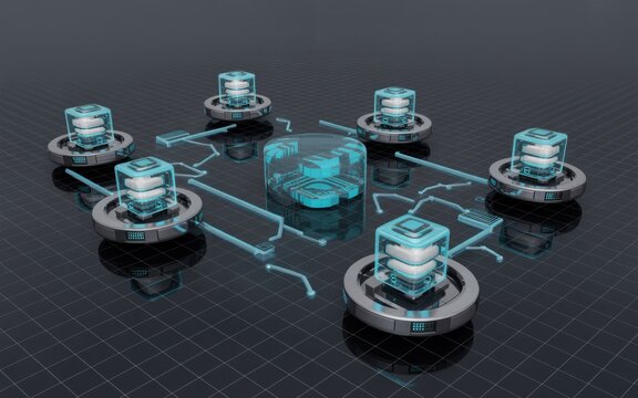 Decentralized network of servers and data centers connecting in a virtual cloud ecosystem for efficient and scalable digital solutions