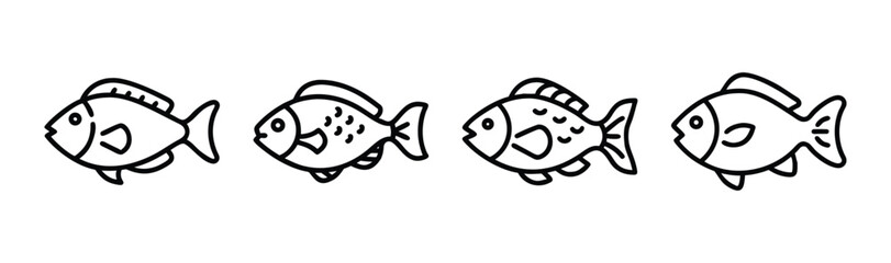 Colorful parrotfish illustration vector art scalable tropical marine life