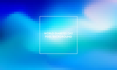 World Diabetes Day gradient pixel background Mesh good for poster, social media, background, wallpaper, banner