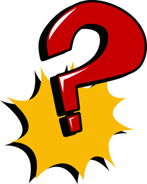 Comic Question Mark 