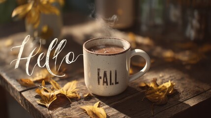 A cozy seasonal greeting where nature’s beauty meets quiet abundance.