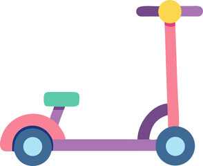 toy bicycle isolated on white