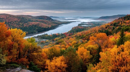 A breathtaking Quebec vista where fall&rsquo;s brilliance and quiet wealth collide.