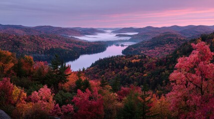 A breathtaking Quebec vista where fall&rsquo;s brilliance and quiet wealth collide.