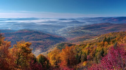 A breathtaking New England vista where autumn&rsquo;s brilliance whispers of hidden riches.