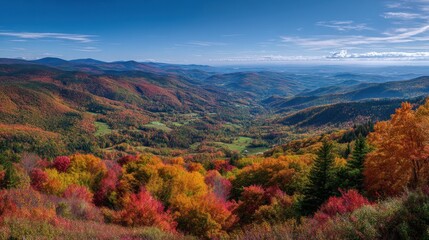 A breathtaking New England vista where autumn&rsquo;s brilliance whispers of hidden riches.