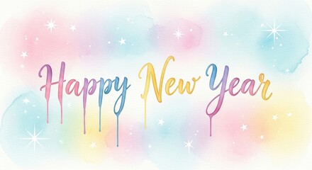 Happy New Year Celebrations Greeting Card