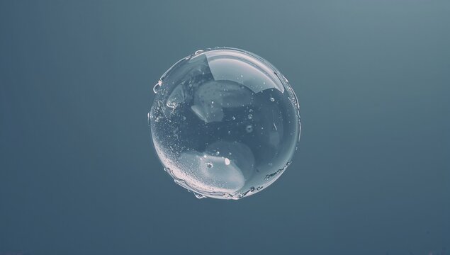 Water-based thought bubble, a creative tool for brainstorming or visualization