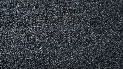 Fototapeta premium New asphalt surface shown from above, highlighting fine texture and realistic detail.