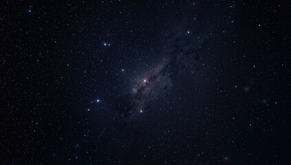Fototapeta premium The distant light from ancient stars illuminates celestial bodies in the vastness of deep space, exploring cosmic origins