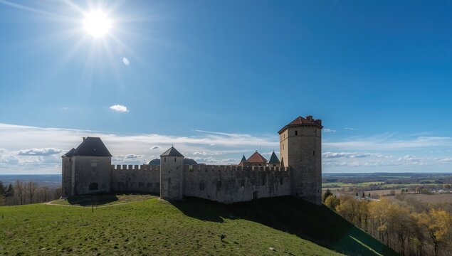 Castle Palanok in Mukachevo, Ukraine, showcasing architectural preservation