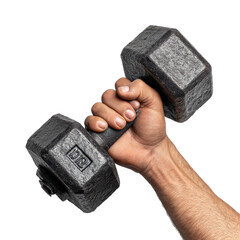 Hand gripping adjustable dumbbell png fitness png gym png workout png strength png exercise png weight png training png sport png equipment png transparent background image