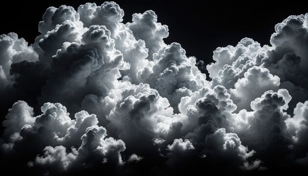 Dramatic Storm Clouds: A Powerful Skyscape with Intense Contrast and Moody Atmosphere - Perfect for Backgrounds & Weather Concepts - Powered by Adobe