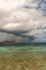 Awesome seascape in Maldives Island