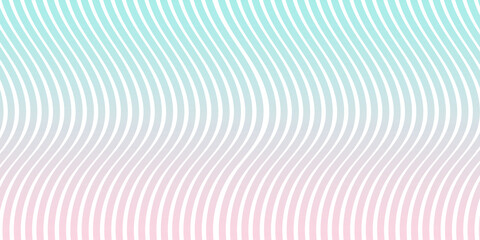 Abstract Wavy Gradient Lines Background Pattern Design. Modern Groovy Dynamic Curved Stripes, Fluid Colorful Wave Texture Vector, Y2K Retro Style for Poster, Cover, Banner, Print
