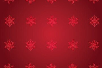 Red snowflake pattern background festive winter design elegant holiday backdrop for Christmas and New Year celebrations