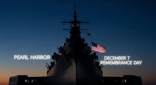 USS battleship Pearl Harbor remembrance day