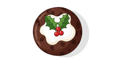 Christmas family gift xmas holiday pudding decoration for winter snow tree