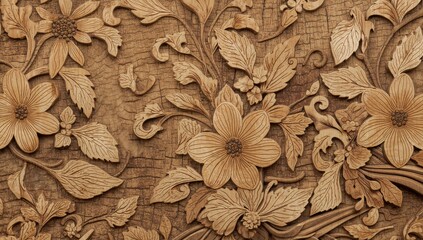 Wood carving designs, intricate patterns for artistic projects
