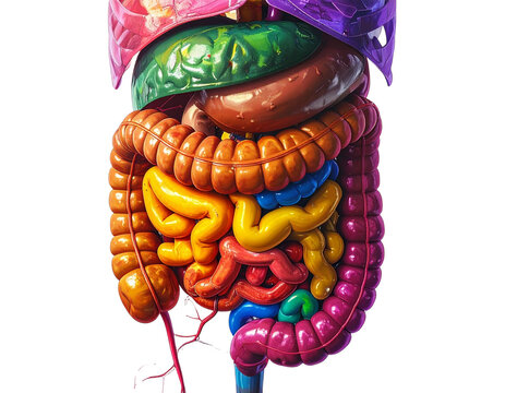 Gastrointestinal Tract Diagram, Transparent PNG