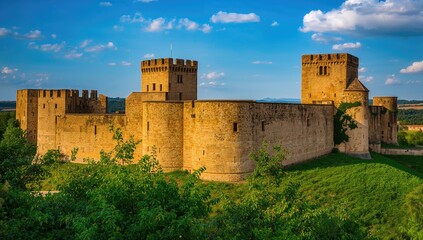Walls Of Pedraza Castle In Segovia, preservation,