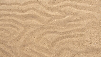 Zen lines on sand, natural sandy texture for spa wellness and relaxation balance, mindfulness