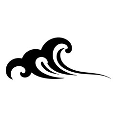 Traditional Chinese Wave Cloud