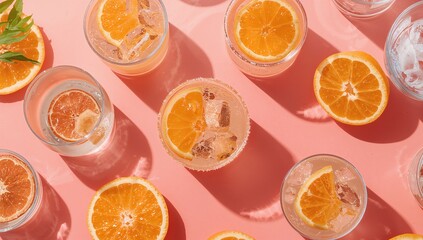 Citrus beverages featuring oranges for warm weather, ideal for social gatherings