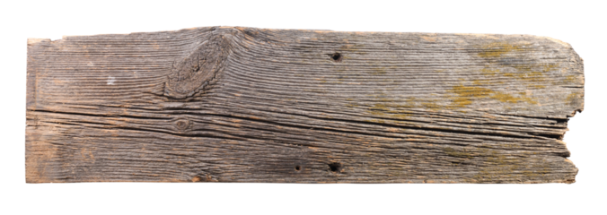 Old wooden sign board background. plank wood isolated for design art work or add text message. 