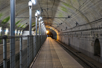 群馬県　土合駅と新清水トンネル
